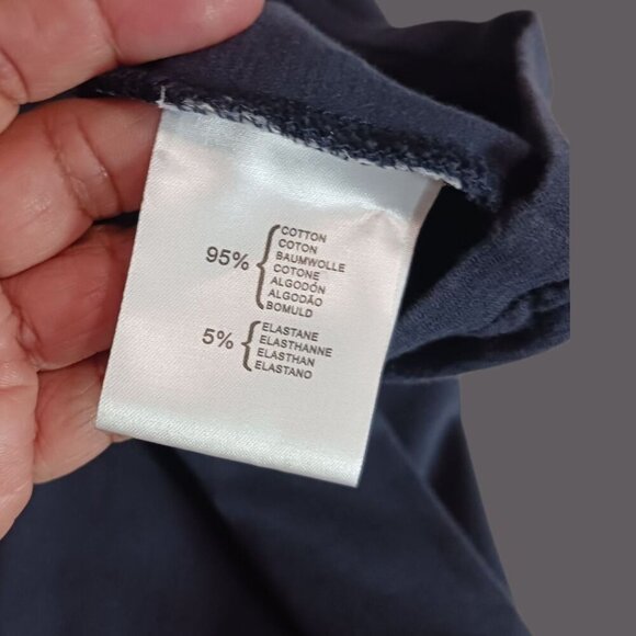 Pringle 1815 Scotland Polo Shirt Embroidered Logo Short Sleeve Navy blue Xlarge - Picture 4 of 14